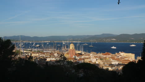 Saint-tropez-large-view-from-the-citadel-blue-sky